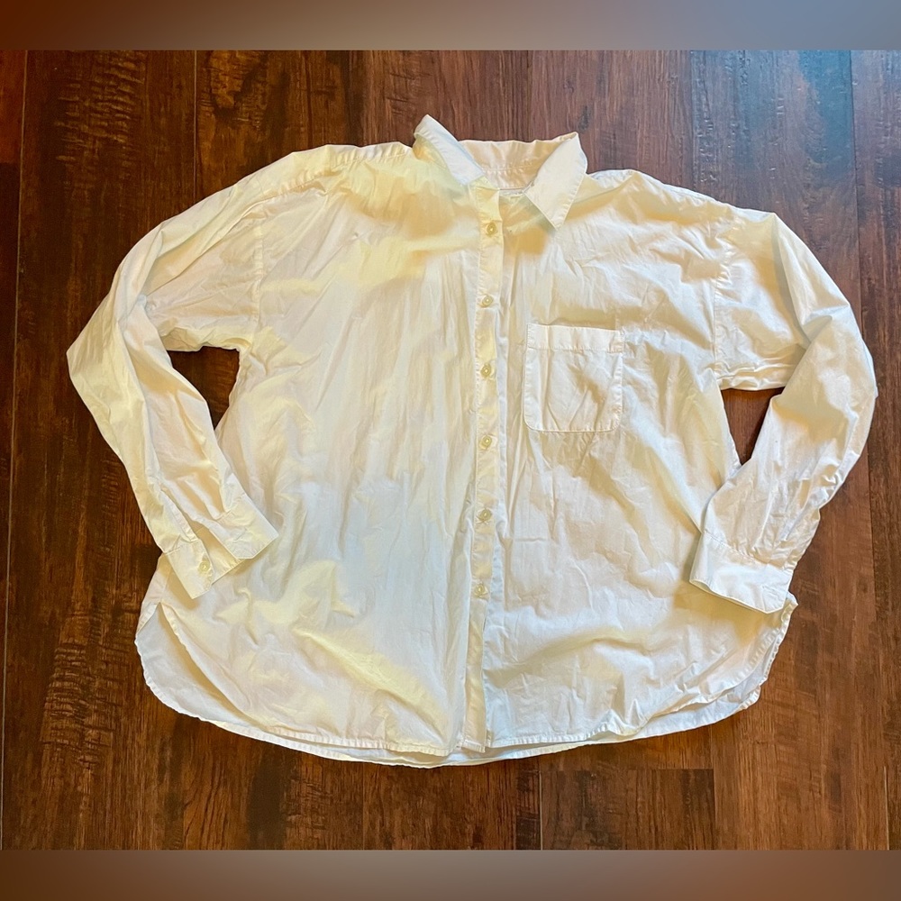 Loft white button down